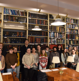 Az ELTE BTK könyvtárszakos hallgatóinak látogatása