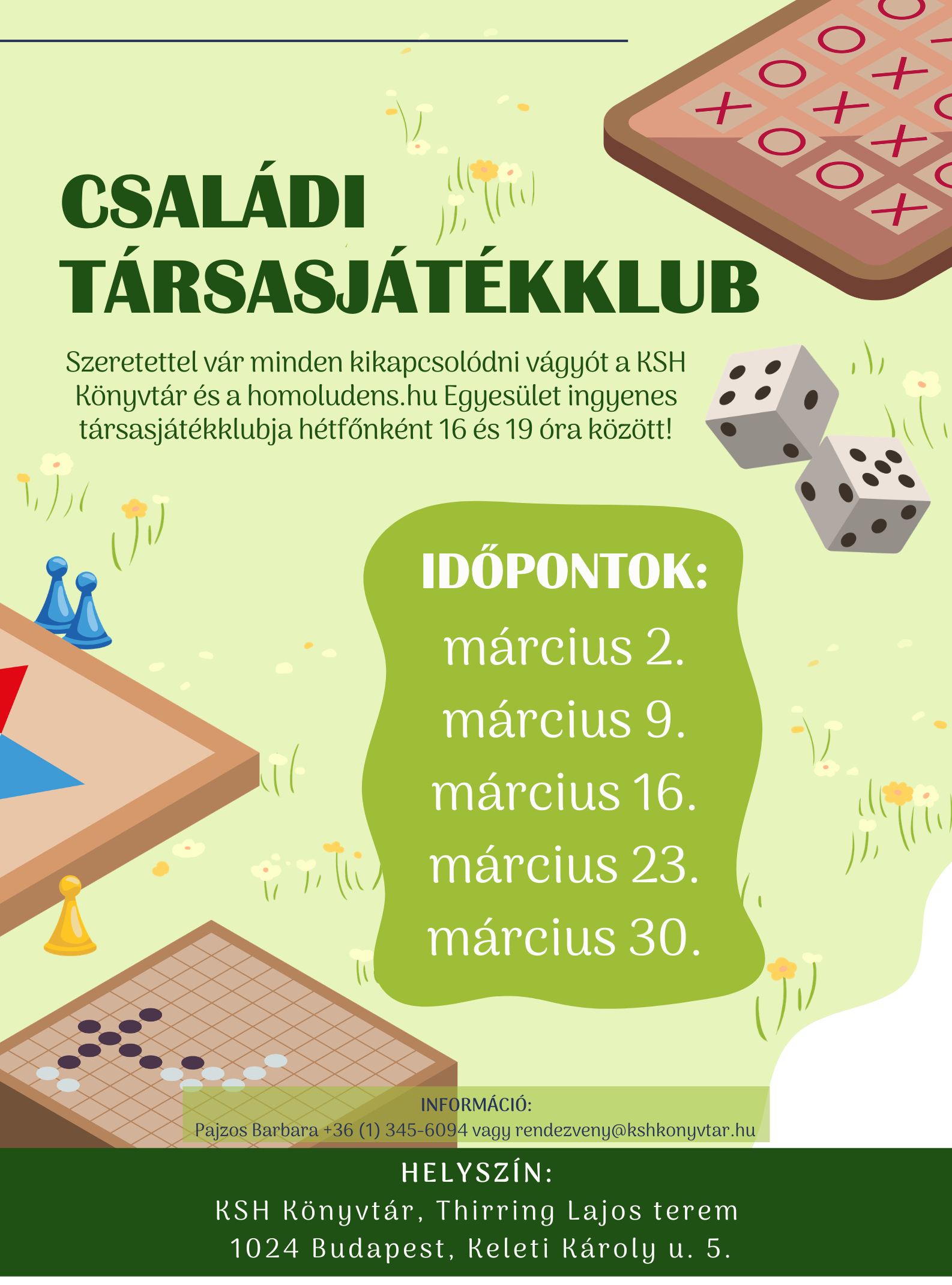 Családi társasjátékklub