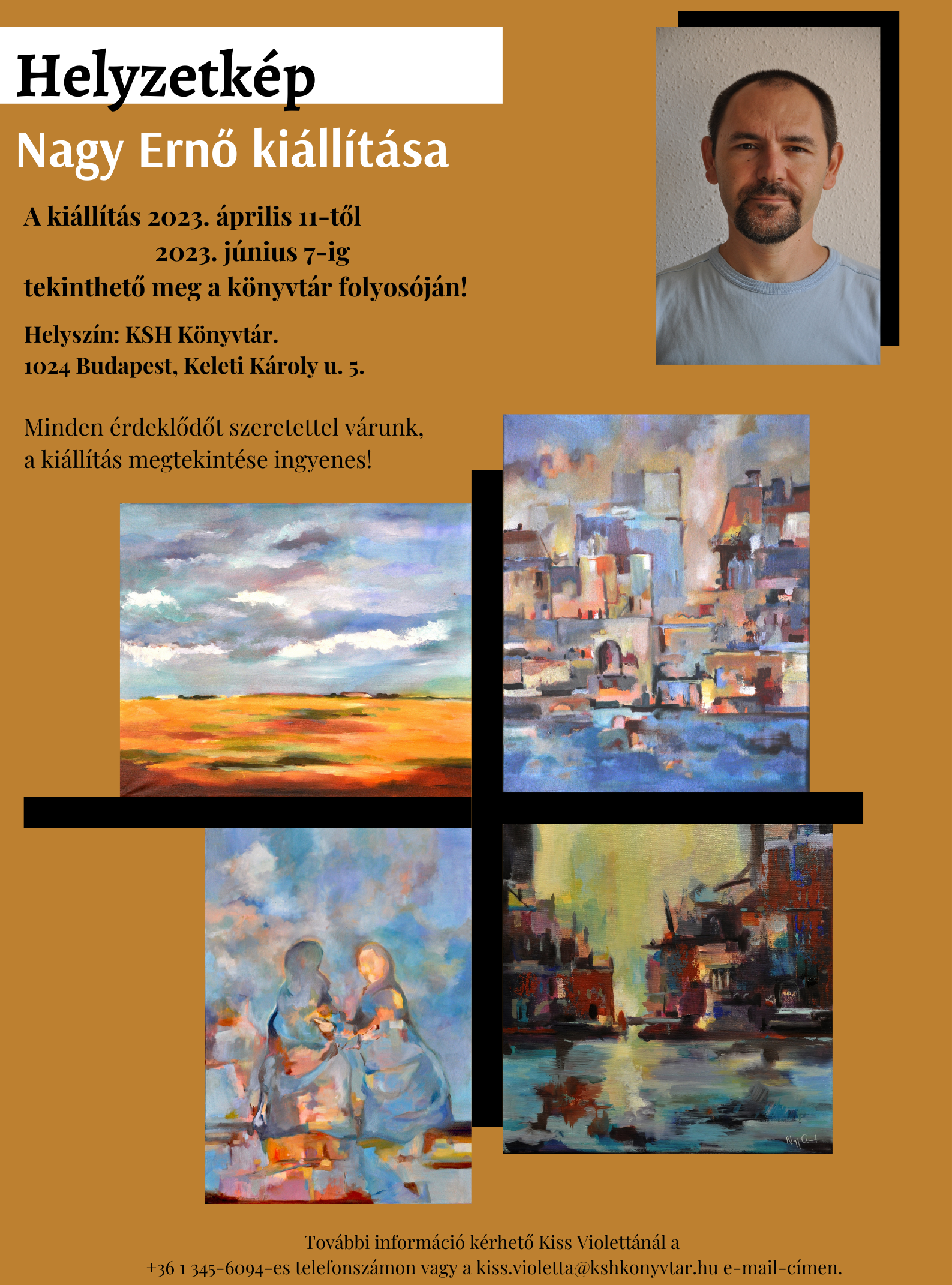 Megtekinthető Nagy Ernő Helyzetkép című kiállítása