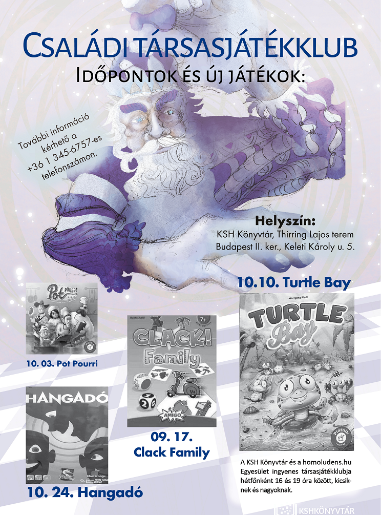 Társasjátékklub októberben is