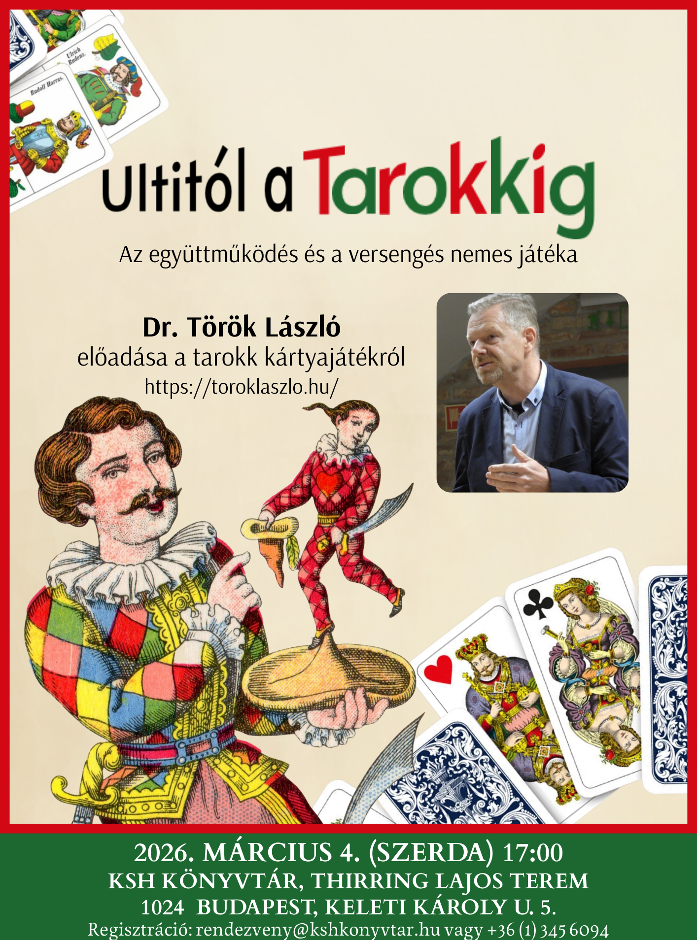 Dr. Török László: Ultitól a Tarokkig című előadása